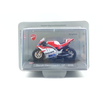 Motocykl Ducati GP16 MotoGP 2016 Andrea Dovizioso - skala 1:24 - Hachette